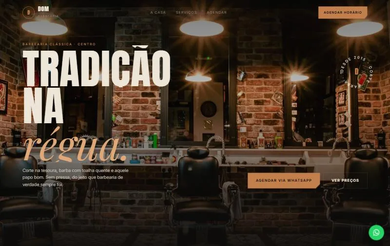 Modelo Barbearia